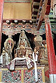 Ladakh - Hemis gompa, statues of the dukhang